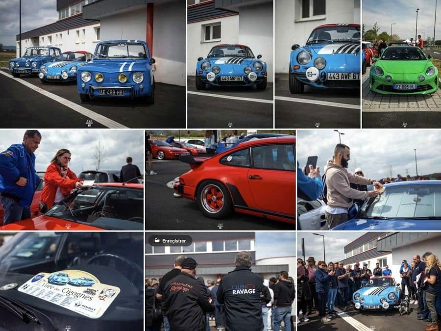 Rassemblement de voitures classiques et de collection
