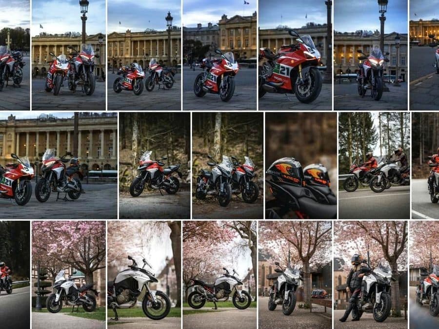 Motos photographiées dans Paris